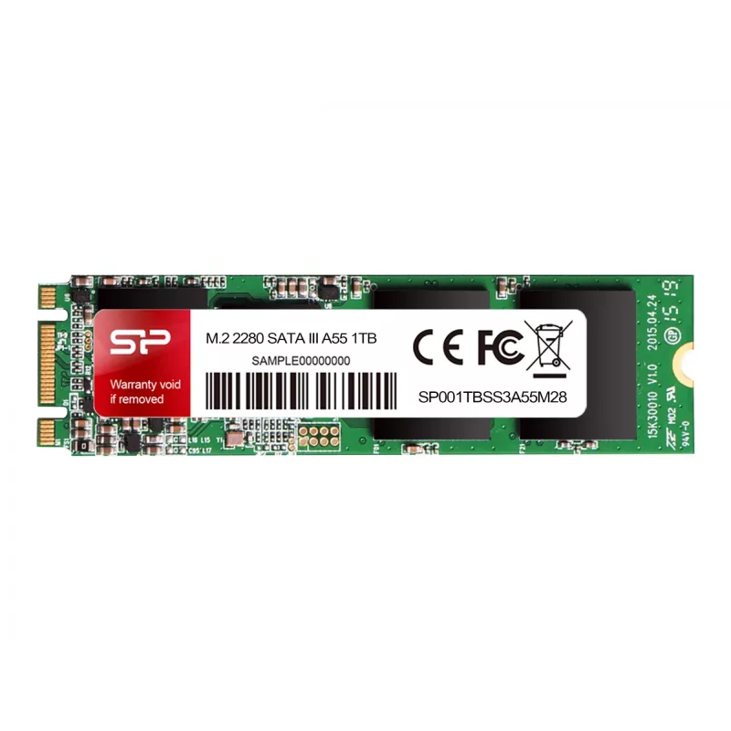 SSD-Laufwerk Silicon Power SP256GBSS3A55M28 256 GB Half-schlank SATA III, 560/530 MB/s, SLC