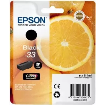 Epson Oranges C13T33314010 Tintenpatrone 1 Stück Original Schwarz