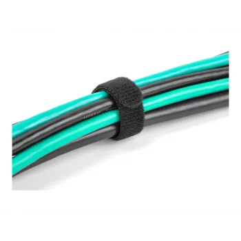 Klett-Kabelbinder DeLOCK 19010 150x12mm schwarz 10 Stück