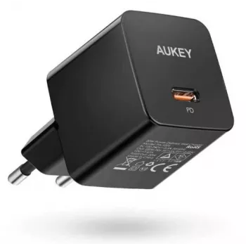 Wandladegerät Aukey PA-Y20S 20W USB-C Power Delivery, kompakt, ein Anschluss