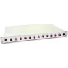 Lightwin LWL-Spleißbox, 12 Fasern, 12x SC-Multimode, 50/125µm OM4 Pigtail-Spleißboxen (SPBOX 12G50 OM4 SC)