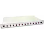 Lightwin LWL-Spleißbox, 12 Fasern, 12x SC-Multimode, 50/125µm OM4 Pigtail-Spleißboxen (SPBOX 12G50 OM4 SC)