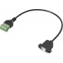 Renkforce USB 2.0 Adapterkabel[1x 2.0 Buchse B - 1x Klemmanschluss] RF-6443972 30 cm (RF-6443972)