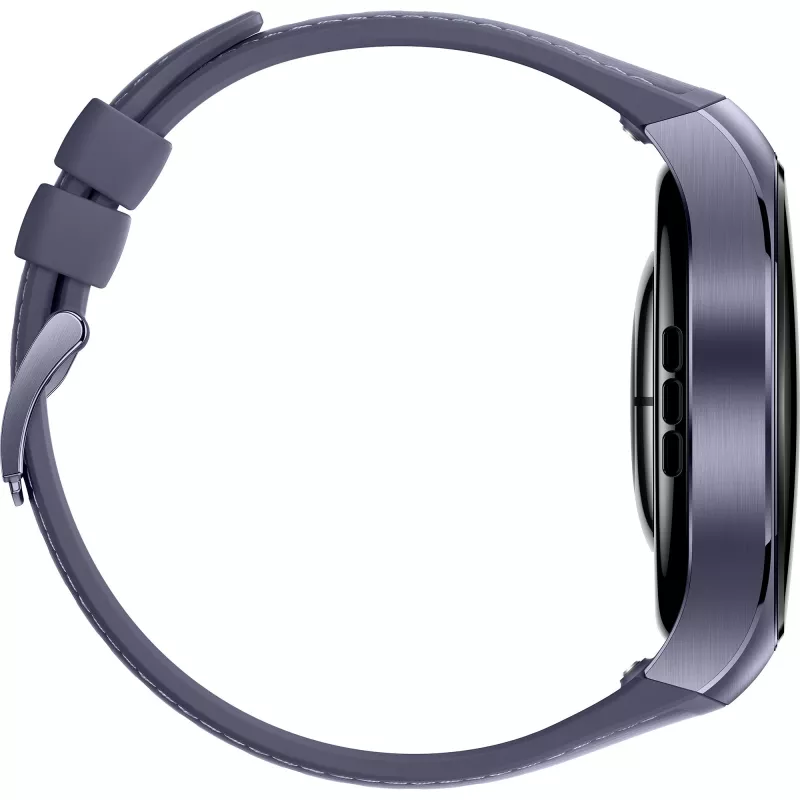 Watch 5 46mm (Rates-L39L), Smartwatch Grau/Violett, Komposit-Uhrarmband in grau-violett, Gehäuse aus Titan