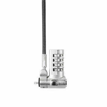 Kabelschloss DICOTA D32050 Silber 0,3 m Zahlenschloss