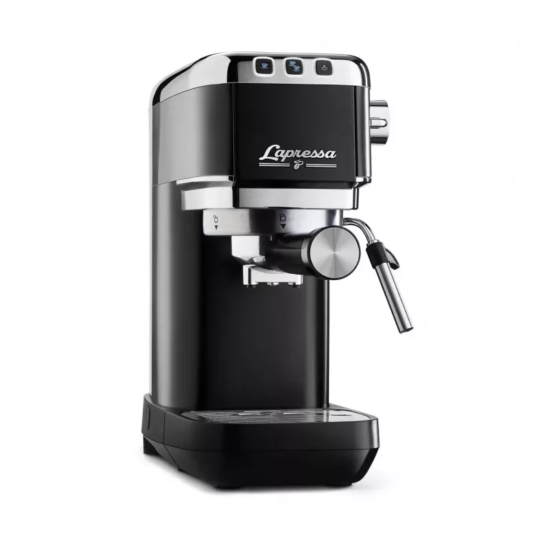 Druck-Kaffeemaschine Lapressa schwarz