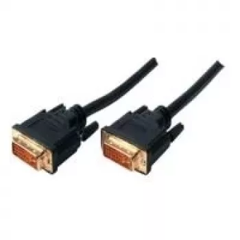 DVI-D/DVI-D-Kabel Schwarz ShiverPeaks 10m