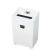 Shredder HSM Pure 420 — Partikelschnitt P-4, 24 cm Arbeitsbreite, 15 Blatt Kapazität, 35 L Auffangbehälter, weiß