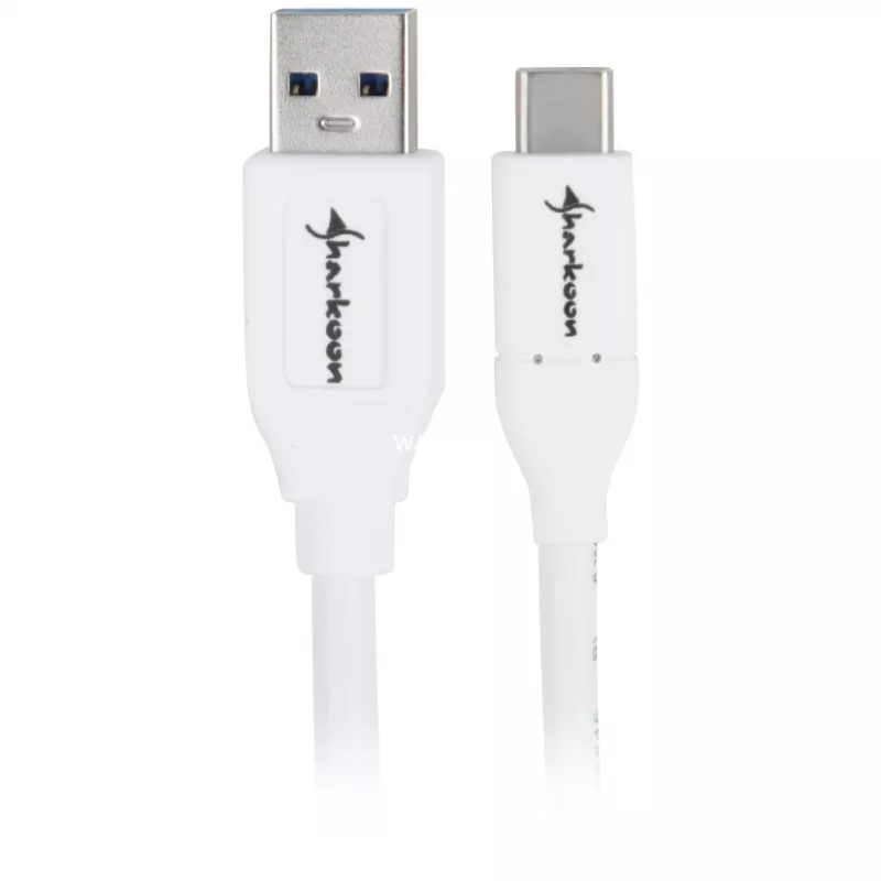 USB 3.2 Gen 2 Kabel, USB-A Stecker > USB-C Stecker (Weiß, 1 Meter)