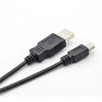 Kabel USB - Mini-USB 1 m, schwarz