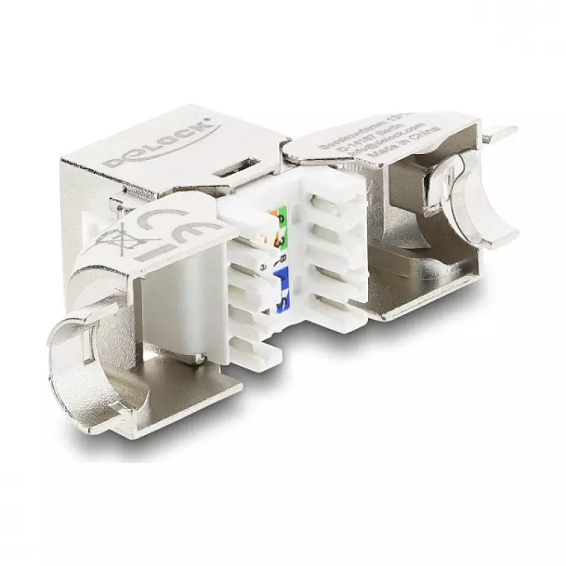 RJ45 Keystone-Modul Buchse Cat.6A DELOCK 90798 — LSA-Anschluss