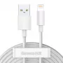 Baseus TZCALZJ-02 Handykabel Weiß 1,5 m USB A Lightning