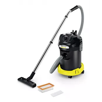 Trockensauger Karcher AD 4 Premium — 17 l, 600 W, beutellos, Metallschlauch, Chromrohr