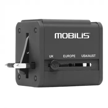 Weltweiter Reiseadapter 2 USB (100–240 V – 2×0,5 A)