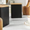 Brotdosen-Set Salter BW129001EU7 Schwarz 4-teilig – Vorratsbehälter für Brot und Backwaren
