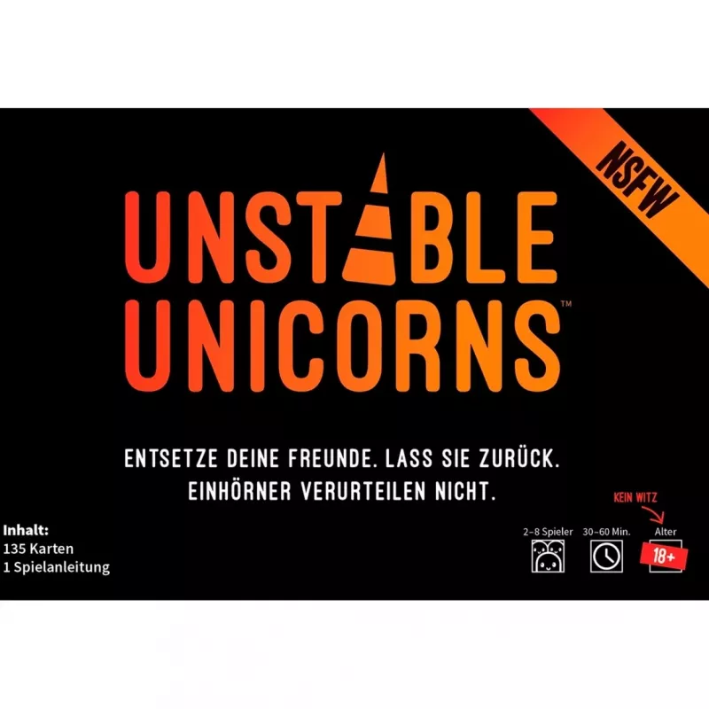 Unstable Unicorns NSFW, Kartenspiel