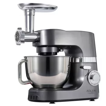 Küchenmaschine Adler AD 4221 — 7 L Edelstahlschüssel, 1200 W, 6 Geschwindigkeiten, Planetenrührwerk
