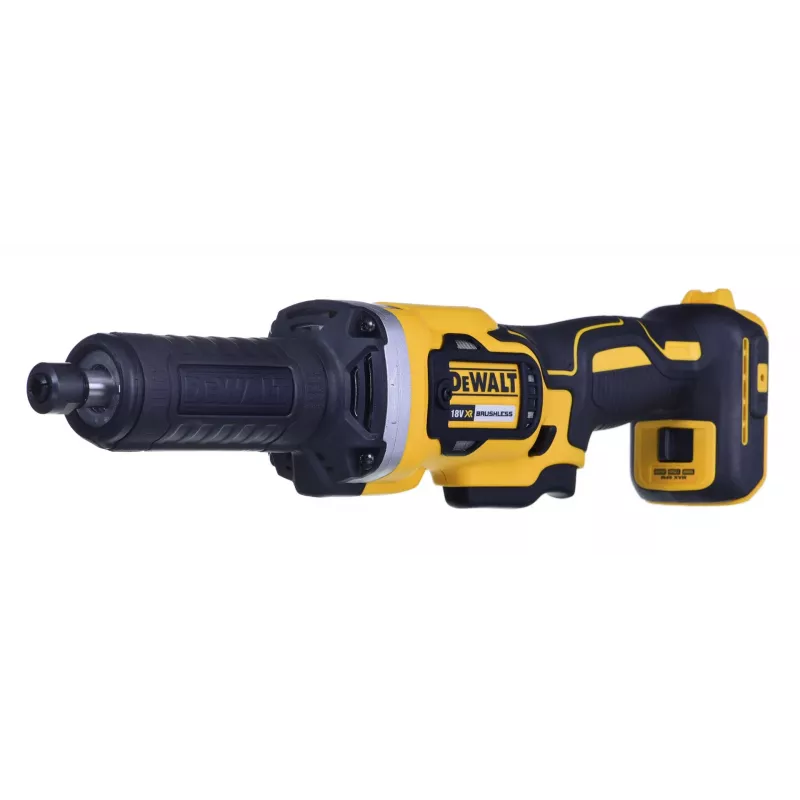 Geradschleifer DeWALT DCG426N-XJ, 18V Akku, 5000–25000 U/min, Spannzange Ø bis 6 mm, 760 W Ausgangsleistung, 1,19 kg