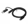 Lenovo 4X90U90618 USB-Kabel USB 3.2 Gen 1 (3.1 Gen 1) 1 m USB A/USB C USB C Schwarz