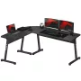 HUZARO HERO 6.0 Schwarz GAMING-TISCH