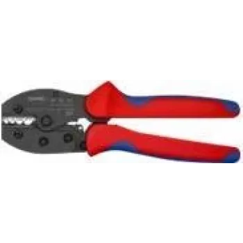 Knipex Crimpzange für unisolierte Kabelschuhe und Steckverbinder 2,8 mm 0,5...10,0 mm² (97 52 33 SB)