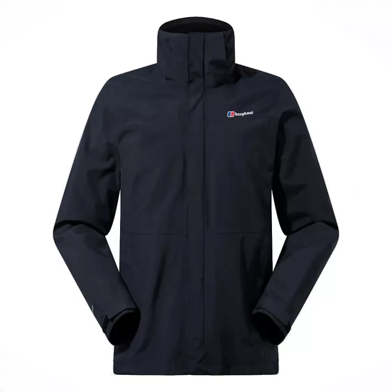Jackenset Berghaus Deluge Pro 3.0 M + Hillwalker IA Shell M — wasserdichte Herren-Außenschicht, schwarz