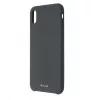 Handyhülle Tellur Liquid Silicone für iPhone XS Max — Schwarz