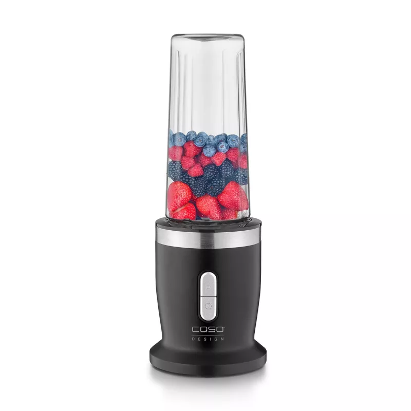 Caso Akku-Mixer | Click & Blend | Tischgerät | 240 W | Krugmaterial Tritan | Krugvolumen 0,5 L | Edelstahl/Matt Schwarz