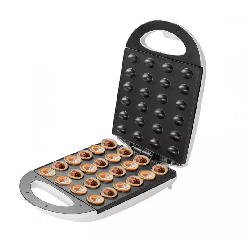 Waffeleisen Adler AD 3039 — 24 Waffeln, 1600 W, weiß, antihaftbeschichtet, kühlbleibende Griffe
