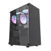 Computer-Gehäuse Darkflash DK100 (schwarz)