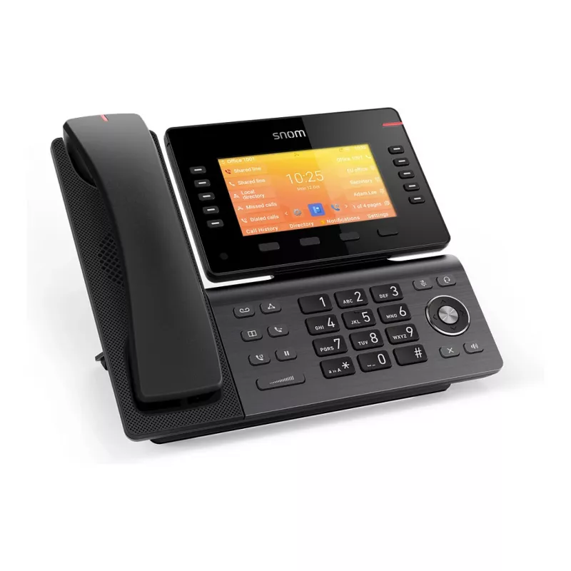 Snom D892M, IP-Telefon, Schwarz, Tisch-/Wandmontage, Linux, TFT, 12,7 cm (5 Zoll)