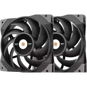 Thermaltake Toughfan 12 2-Pack Schwarz