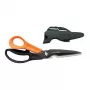 Küchenschere Fiskars Multiscissor Cuts + More 1000809 — schwarzer Griff, orangefarbene Akzente