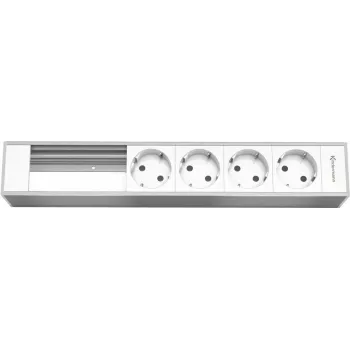 Anschlussdose Typ F Aluminium Kindermann 7449000304