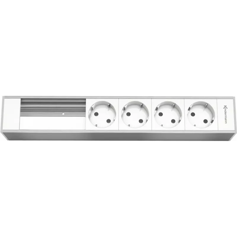 Anschlussdose Typ F Aluminium Kindermann 7449000304