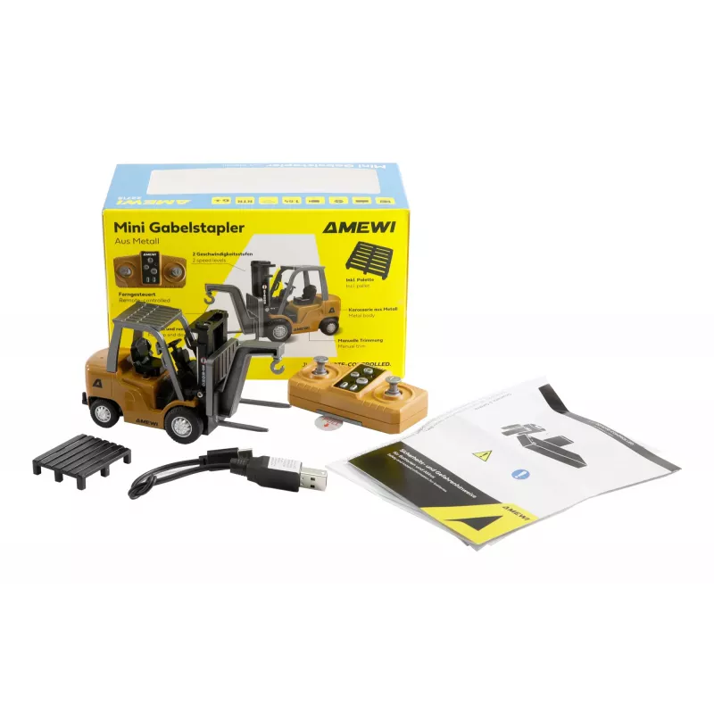 Amewi Gabelstapler Modell Mini 1:64 RTR mit LiPo 200mAh Akku