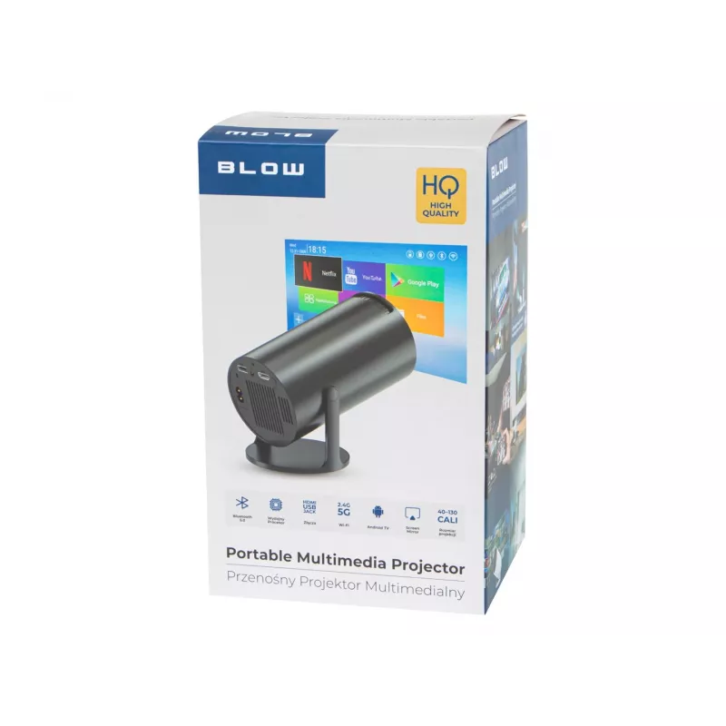 Projektor BLOW 79-705 — 720p-Auflösung, 3000 Lumen