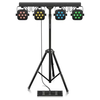 Behringer STAGE TRI LED BUNDLE ST1 Set 4xLEDPAR mit Controller + Stativ