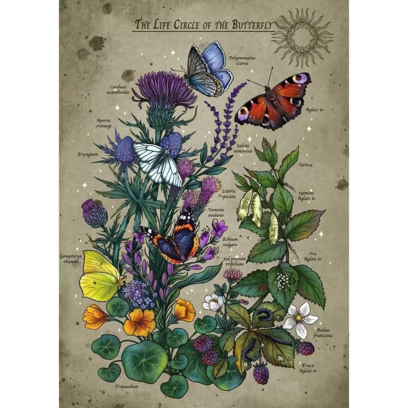 Ravensburger Puzzle Circle of Life Butterfly 1000 Teile