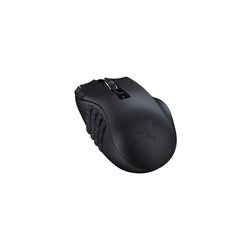 Gaming-Maus Razer Naga V2 HyperSpeed RF Wireless + Bluetooth, rechtshändig, 30000 DPI, optisch, schwarz