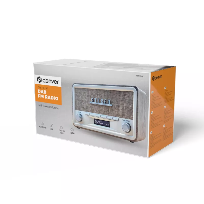 Denver DAB-18LW Produkt Weiß