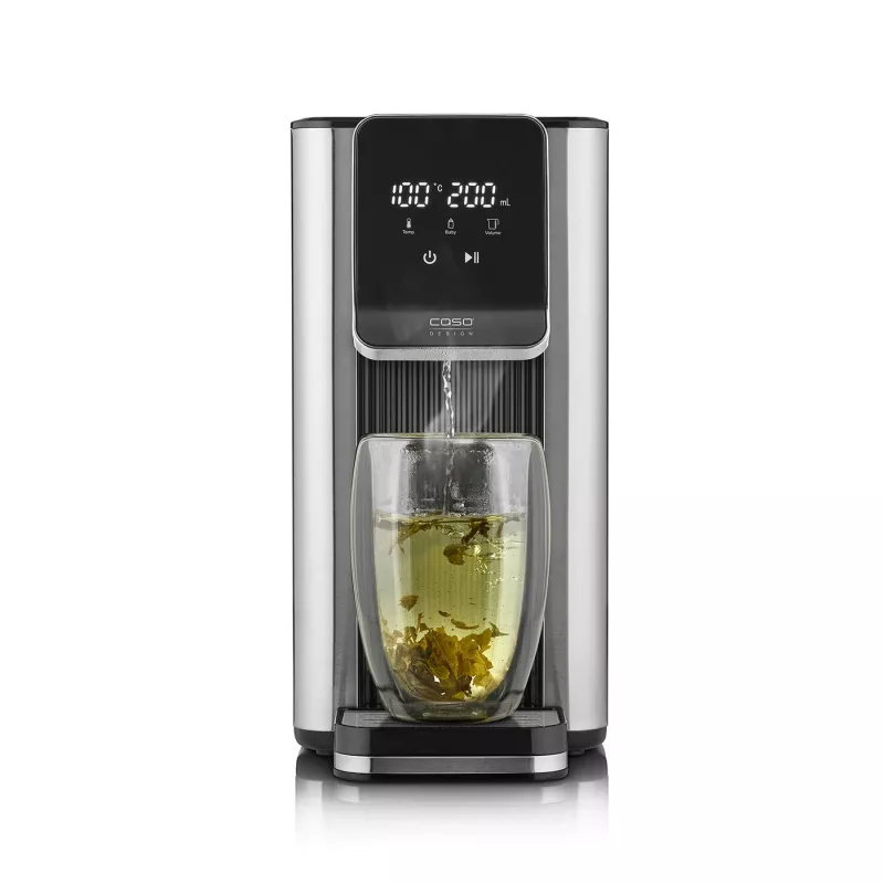 Caso Turbo Heißwasserspender | HW 630 | Wasserspender | 2600 W | 2,5 L | Kunststoff/Edelstahl | Schwarz/Edelstahl