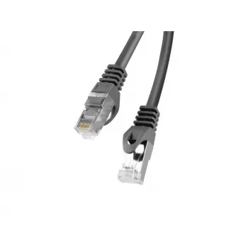 Lanberg Cat6 Netzwerkkabel RJ-45 auf RJ-45 PCF6-10CC-0500-BK, 5 m, F/UTP, 250 MHz, schwarz