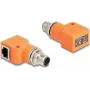 DeLOCK 60627 Kabeladapter M12 RJ45 Orange