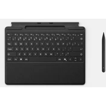 Tastaturabdeckung Microsoft Surface Pro Flex Type Cover Y8U-00006 mit Surface schlank Pen 2, Schwarz