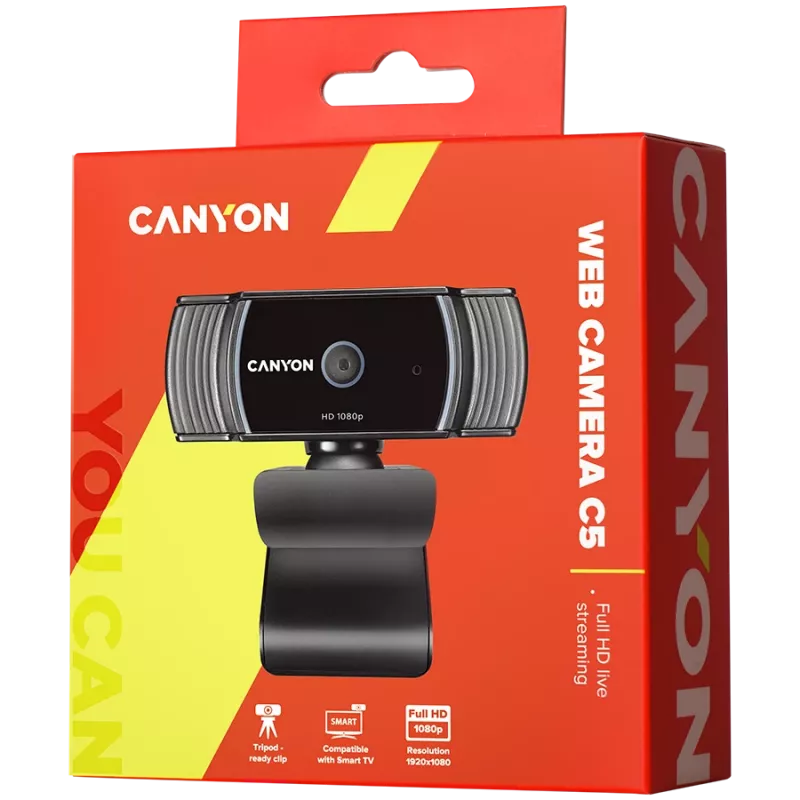 Canyon CNS-CWC5 - Webcam - Farbe - 2 MP - 1920 x 1080