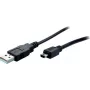 USB-Kabel S/CONN 14-16035 USB 2.0 2m Mini-USB B USB A Schwarz
