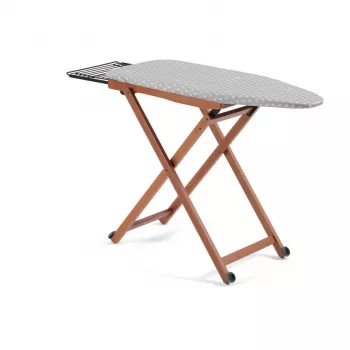 Bügelbrett ARREDAMENTI STIROLIGHT 135 x 45 cm, brauner Bezug, klappbare Beine