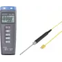 VOLTCRAFT K102 + TP 207 Temperaturmessgerät -200 bis +1370 °C Fühler Typ K