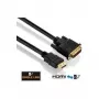 Purelink PureInstall PI3000 - Videokabel - Single Link - HDMI / DVI - DVI-D (M) zu HDMI (M) - 1 m - Dreifachisolierung - Schwarz